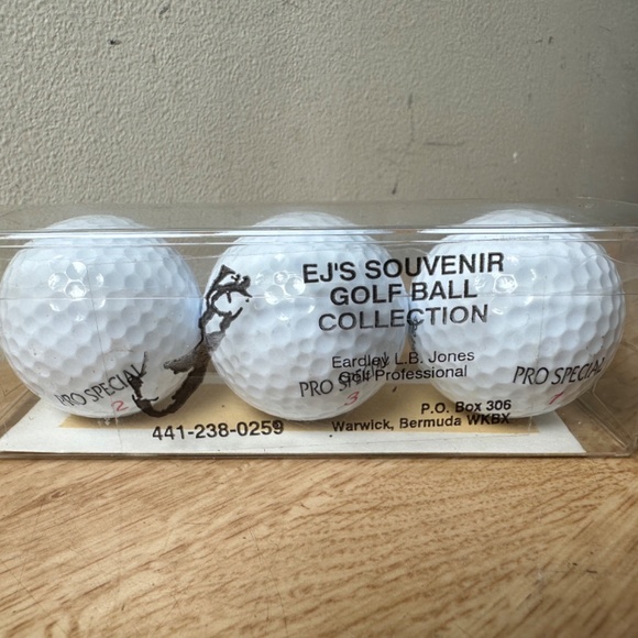 EARDLEY L.B. JONES BERMUDA GOLF BALL COLLECTION - RIDDELL'S BAY GIBBS HILL ONION - Picture 2 of 5